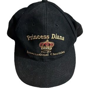 Princess Diana International Charities Adjustable Hat Vintage 90s